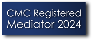 Logo for CMC (Civil Mediation Council) Registered Mediator 2024